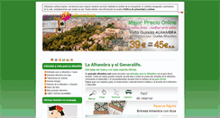 Desktop Screenshot of granada-alhambra.com