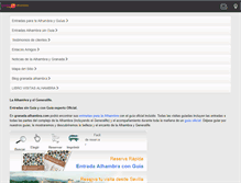Tablet Screenshot of granada-alhambra.com
